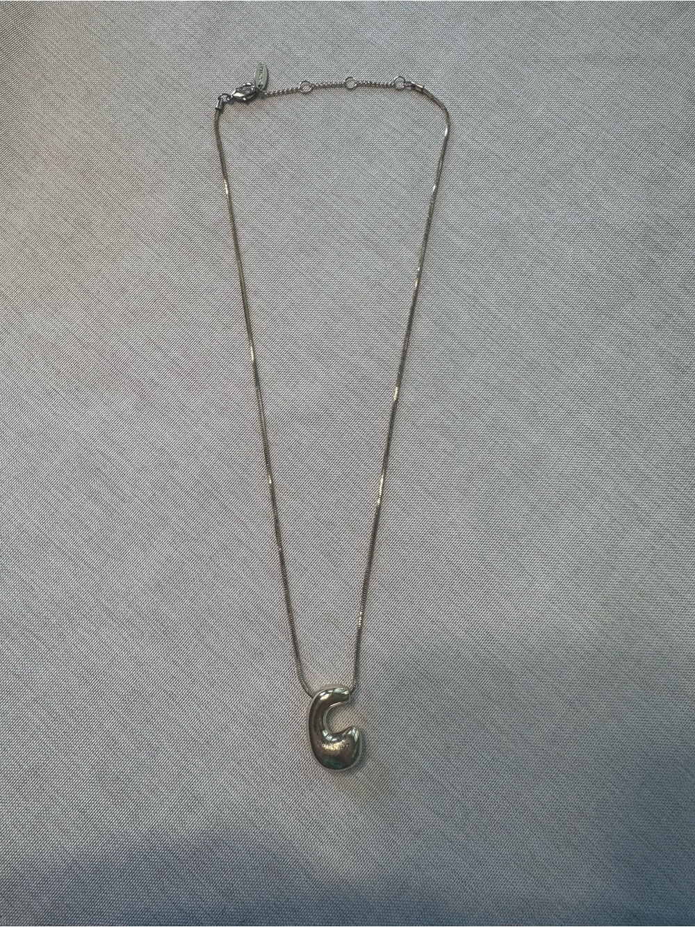Serafina Gold Bubble 'C' Pendant Necklace - Elegant Women's Jewelry